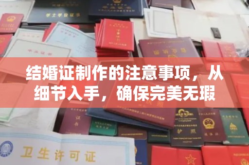观音结婚证制作的注意事项，从细节入手，确保完美无瑕